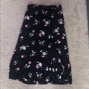 flowery skirt